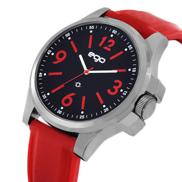 Maxima EGO Men Black Dial Analogue Watch - E-01034PAGC